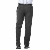 Haggar Men's Repreve Stria Dress Pants - Black Perspective: Main