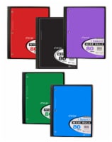 Top Flight Wide Rule 1-Subject Wireless Notebook - Assorted - 80 Sheets Perspective: Main