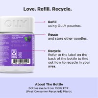 Olly® Restful Sleep Blackberry Zen Melatonin Gummies Perspective: bottom