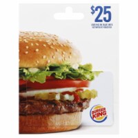 Burger King $25 Gift Card – Activate and add value after Pickup Perspective: Main