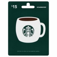 Starbucks $15 Gift Card – Activate and add value after Pickup Perspective: Main