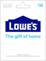 Lowe's $25 Gift Card – Activate and add value after Pickup