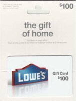 Lowe's $100 Gift Card – Activate and add value after Pickup Perspective: Main