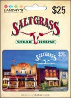 Saltgrass Steakhouse $25 Gift Card – Activate and add value after Pickup Perspective: Main