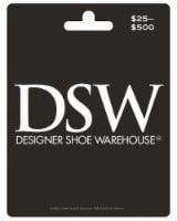 DSW $25-$500 Gift Card – Activate and add value after Pickup