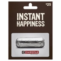 Chiptole $25 Gift Card – Activate and add value after Pickup Perspective: Main