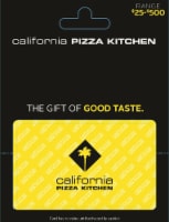 California Pizza Kitchen $25-$500 Gift Card – Activate and add value after Pickup Perspective: Main