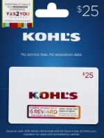 Kohls $25 Gift Card – Activate and add value after Pickup Perspective: Main