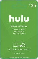 Hulu $25 Gift Card – Activate and add value after Pickup Perspective: Main
