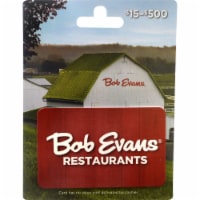 Bob Evans $15-$500 Gift Card – Activate and add value after Pickup Perspective: Main