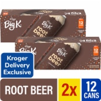 Big K® Root Beer Caffeine Free Soda Cans x 2 Perspective: Main