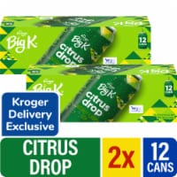 Big K® Citrus Drop Soda Cans x 2 Perspective: Main