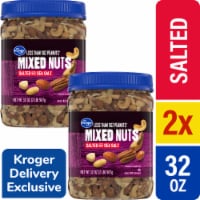 Kroger® Salted Less Than 50% Peanuts Mixed Nuts x 2 Perspective: Main