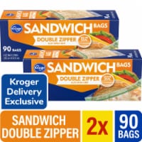 Kroger® Double Zipper Reclosable Sandwich Bags x 2 Perspective: Main