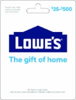 Lowe's $25-$500 Gift Card – Activate and add value after Pickup