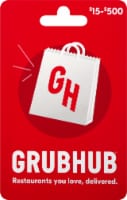 Grubhub $15-$500 Gift Card – Activate and add value after Pickup