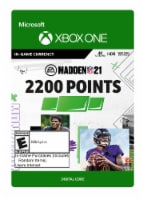 Xbox One Madden 21 2200 Point In Game Currency Gift Card