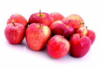 Large Gala Apple Perspective: front