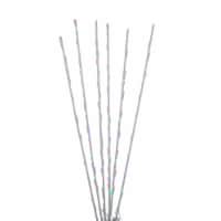 Northlight Lighted LED Branch Spray Christmas Pathway Markers - Multicolor Lights - 6' White Perspective: Main