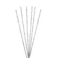 Northlight Branch Spray Christmas Pathway Marker - Pure White LED Lights - 8' White Wire Perspective: Main