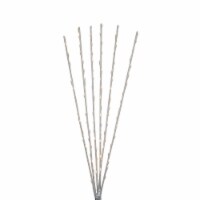 Northlight Set of 6 Branch Spray Driveway Pathway Markers - 8 ft, LED Warm White Lights Perspective: Main