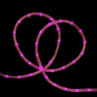 Northlight 18' Pink LED Outdoor Christmas Rope Lights Perspective: Main