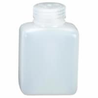 Hdpe Square Narrow Mouth Bottle - 2 Oz.