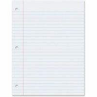 Pacon Filler Paper 8 x10-1/2  3/8  Rld 200 Shts White MMK09202