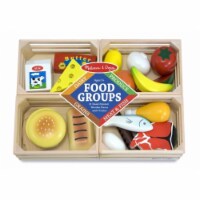 Melissa and Doug® Wooden Food Groups Playset