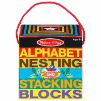 Melissa & Doug® Alphabet Nesting and Stacking Blocks Perspective: Main