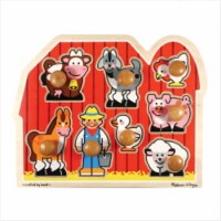 Melissa & Doug 3391 Large Farm Jumbo Knob