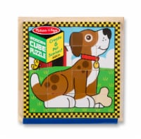 Melissa & Doug® Farm Wooden Cube Puzzle Perspective: Main