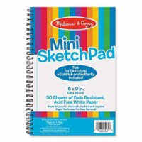 Melissa And Doug Mini Sketch Pad 6 by 9 Inches