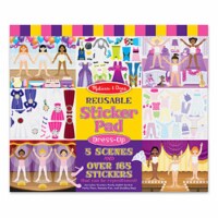 Melissa & Doug® Dress-Up Reusable Sticker Pad