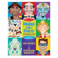 Melissa & Doug® Make-a-Face Sticker Pad - Crazy Characters
