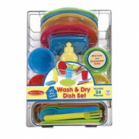 Melissa and Doug® Let's Play House Wash and Dry Dish Set