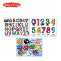 Melissa & Doug® Classic Peg Puzzle Bundle Perspective: Main