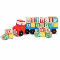 Melissa & Doug Alphabet Blocks Wooden Truck Wood Multi-Colored 30 pc. - Total Qty: 1; Each