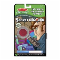 Melissa and Doug® Case of the Slippery Flippers Secret Decoder Set