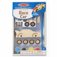 Melissa & Doug® Decorate Your Own Wooden Race Car Craft Set Perspective: Main