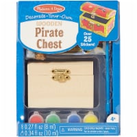 Decorate-Your-Own Wooden Chest-Pirate
