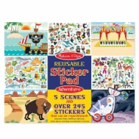 Melissa And Doug Adventure Reusable Sticker Pad