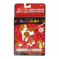 Melissa & Doug® Animal Families Hidden-Picture Scratch Art Pad