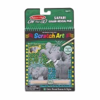 Melissa And Doug Scratch Art Safari Color Reveal Pad