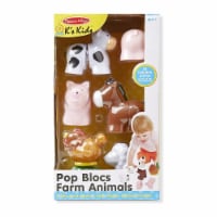 Melissa And Doug 9196 Pop Blocs Farm Animals