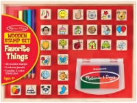 Melissa & Doug® Wooden Stamp Set-Favorite Things
