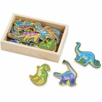 Melissa And Doug Dinosaur Wooden Magnet Set