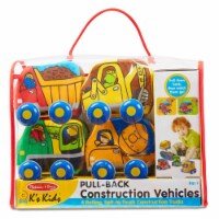 Melissa And Doug Pull-Back Construction Vehicle Set