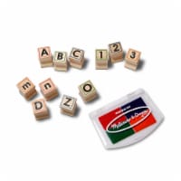 Melissa & Doug® Wooden ABC Activity Stamp Set
