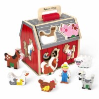 Melissa & Doug LCI30149 Take Along Sorting Barn, Multi Color